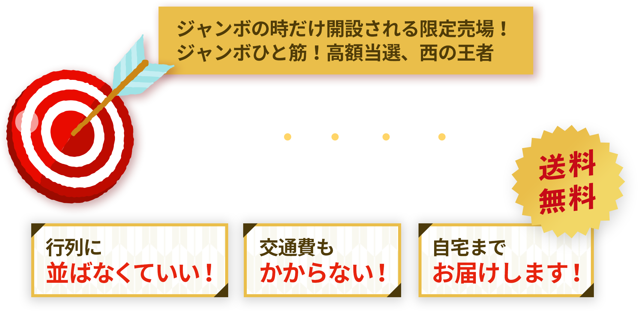 高額当選、西の王者「大阪駅前第４ビル特設売場」で宝くじ購入代行!!